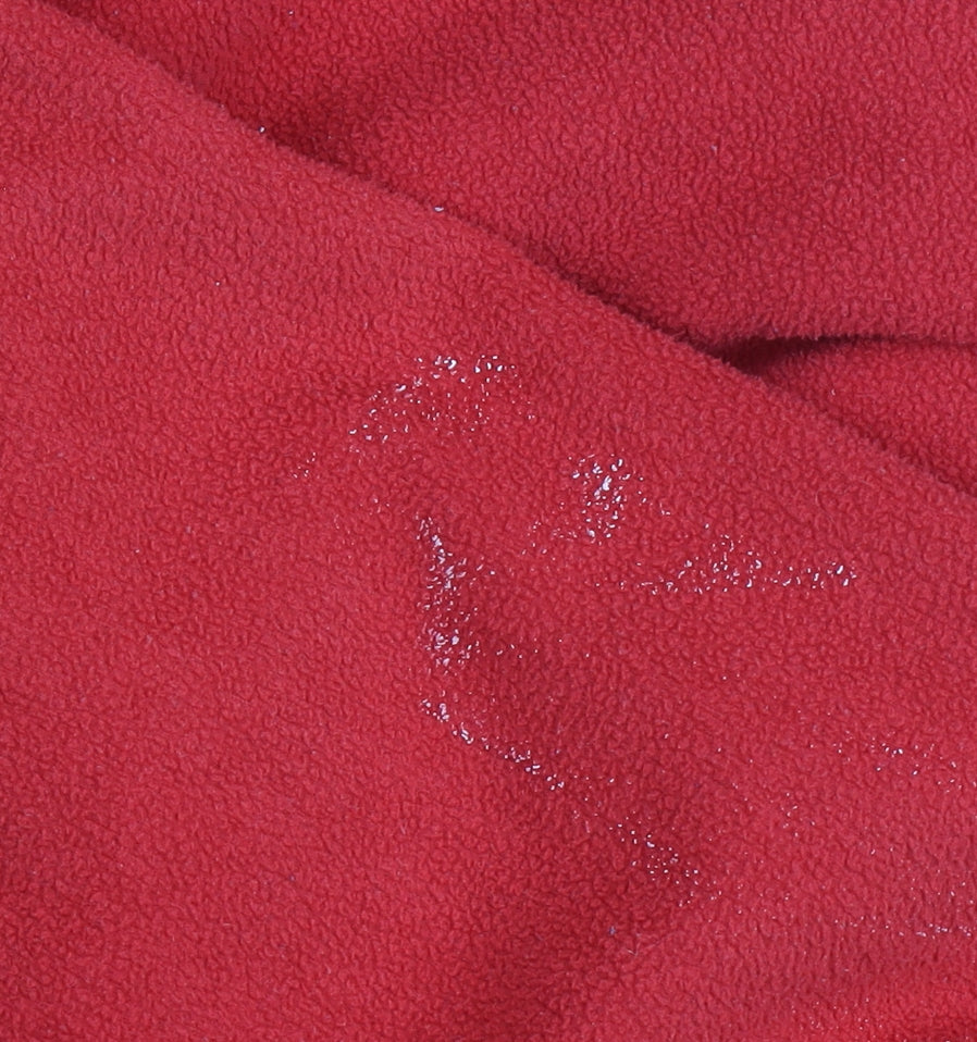 TOG24 Women's Red Fleece Henley Sweatshirt M