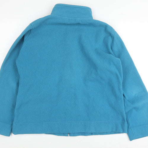 Isle Women's Blue Fleece Zip Jacket Size M