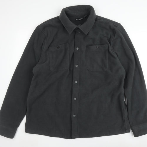 Brave Soul Men's Black XL Fleece Jacket