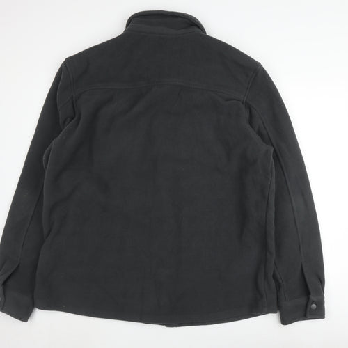 Brave Soul Men's Black XL Fleece Jacket