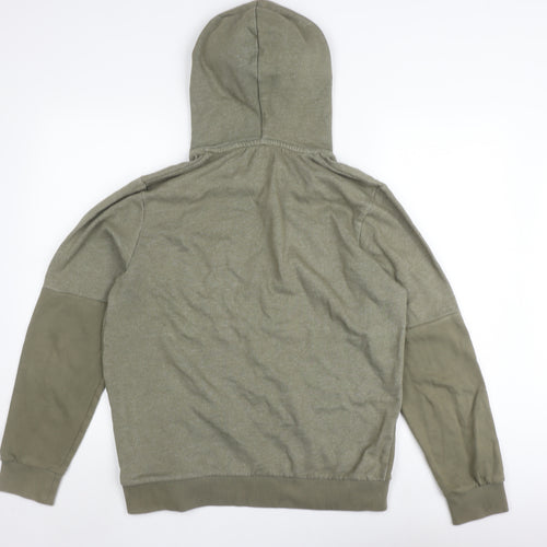 Jack & Jones Men's Green Hoodie M Pullover Fleece