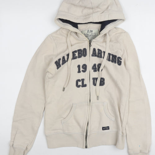 LTB Women’s Beige Full Zip Hoodie XS Casual Style