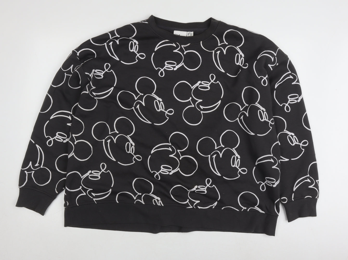 Disney Women’s Black XL Pullover Sweatshirt - Mickey