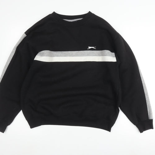 Slazenger Men's Black Pullover Sweatshirt - Size S