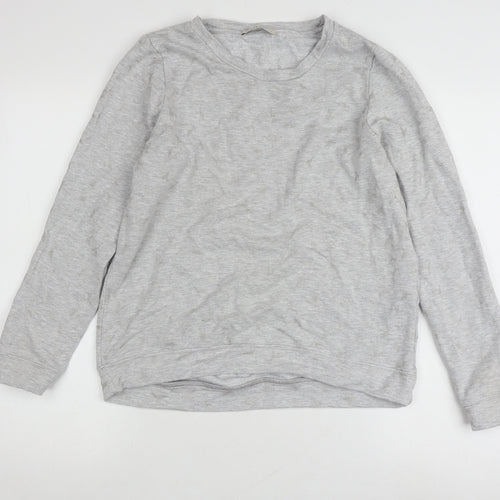 Oasis Women's Grey L Pullover Sweatshirt - Casual & Chic