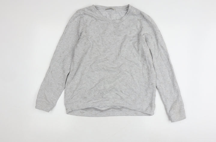 Oasis Women's Grey L Pullover Sweatshirt - Casual & Chic