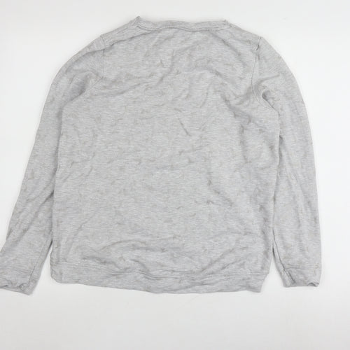 Oasis Women's Grey L Pullover Sweatshirt - Casual & Chic