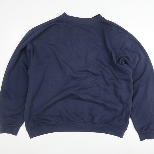 Levi's Men's Blue XL Pullover Logo Sweatshirt
