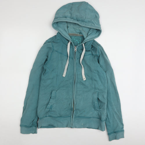 Mandala Women's Blue Full Zip Hoodie Size 8