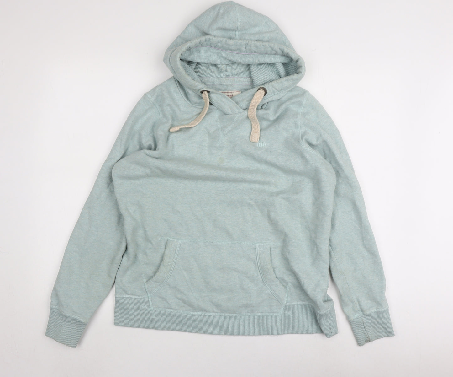 Fat Face Women's Green Pullover Hoodie Size 12