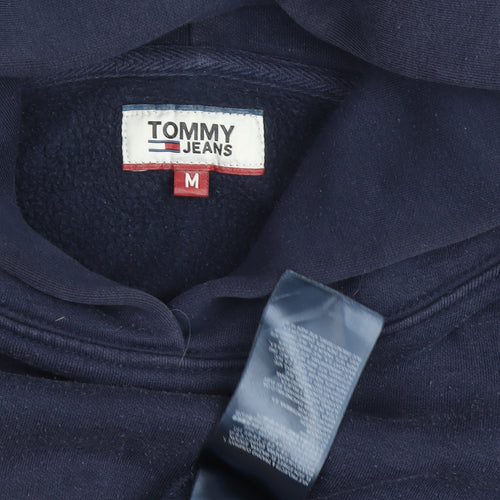 Tommy Jeans Men’s Blue Pullover Hoodie - Medium