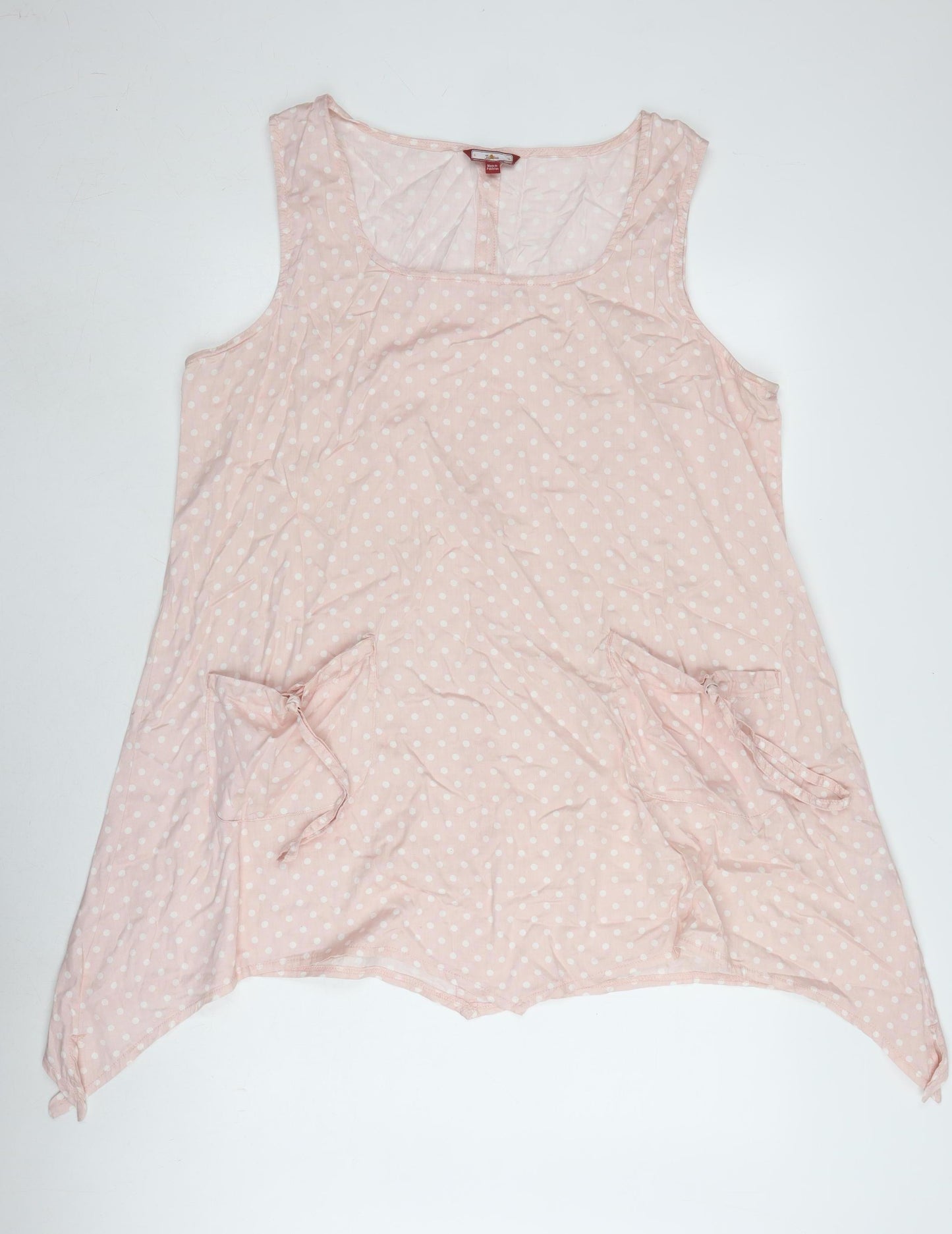 Joe Browns Women's Pink Polka Dot Swing Dress Size 22