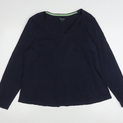 Boden Women's Blue Long Sleeve T-Shirt Size 10