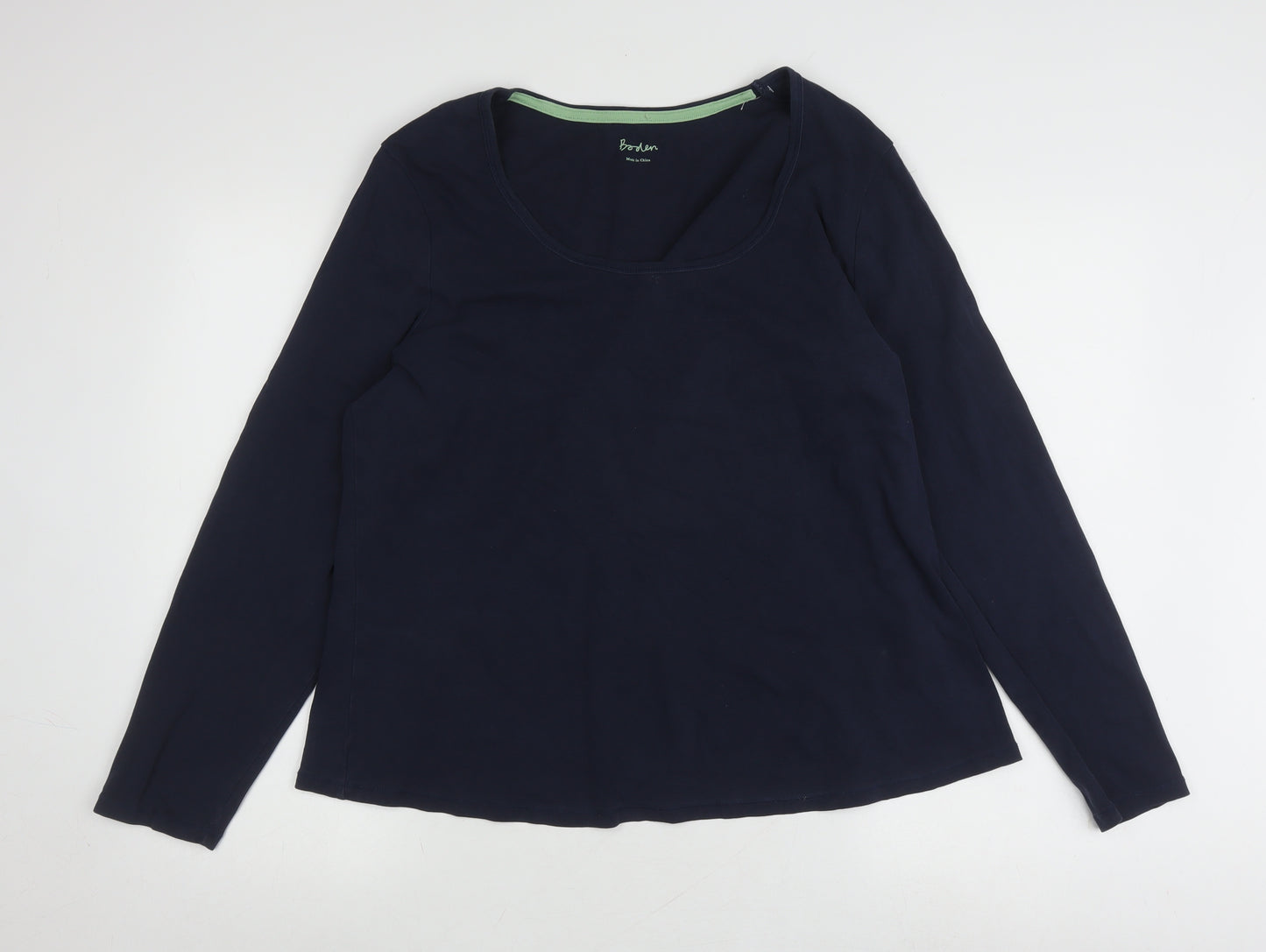 Boden Women's Blue Long Sleeve T-Shirt Size 10
