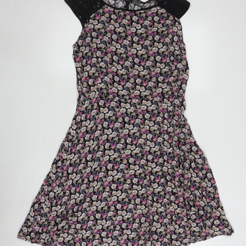 Warehouse Women's Multicoloured Floral A-Line Dress 16