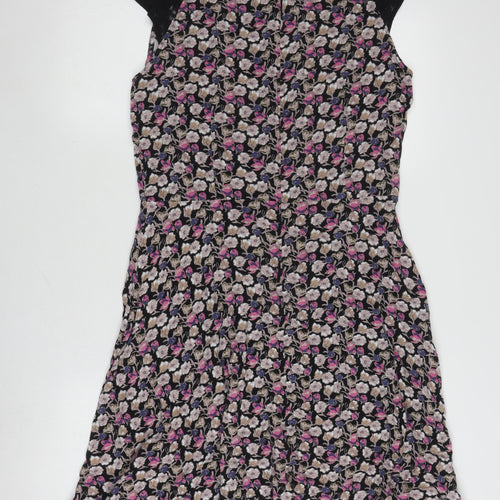 Warehouse Women's Multicoloured Floral A-Line Dress 16