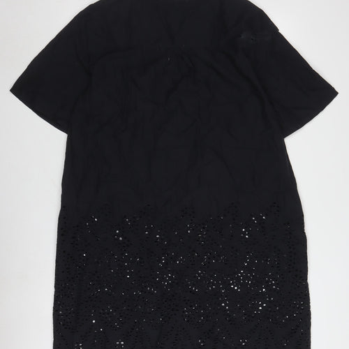 Jaeger Women's Black Dress Size 14, Half Sleeve