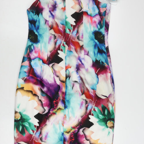 Gina Bacconi Women's Multicoloured Floral Bodycon Dress