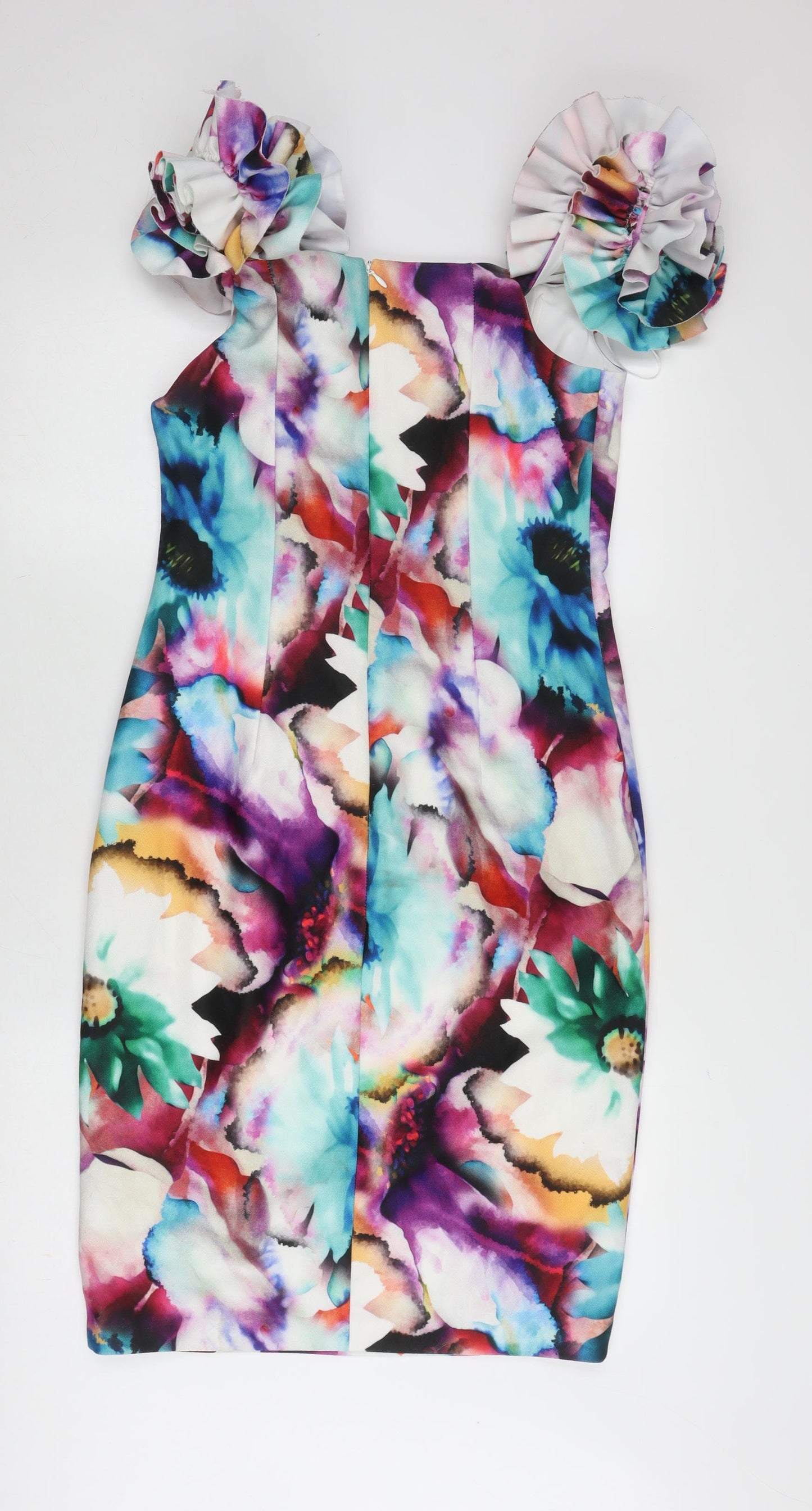 Gina Bacconi Women's Multicoloured Floral Bodycon Dress