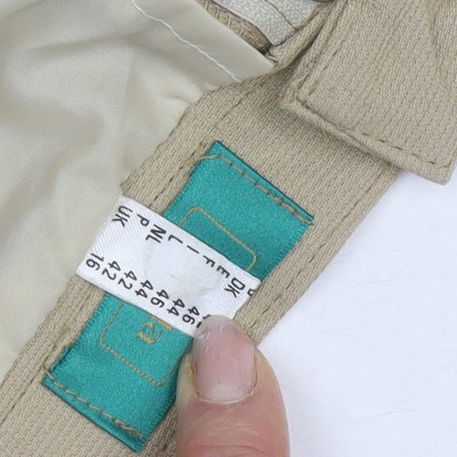 Canda Beige Midi Pencil Skirt 14 Unisex Elastic Waist