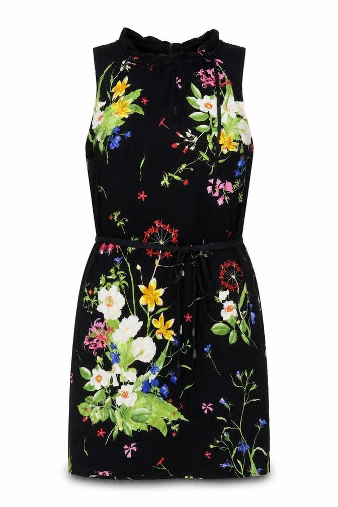 Front view of Oasis Women's Floral Shift Dress, size 8, - Spring Style