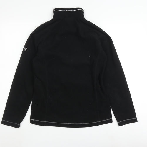 Craghoppers Women's Black Fleece Pullover Sweatshirt Size 8