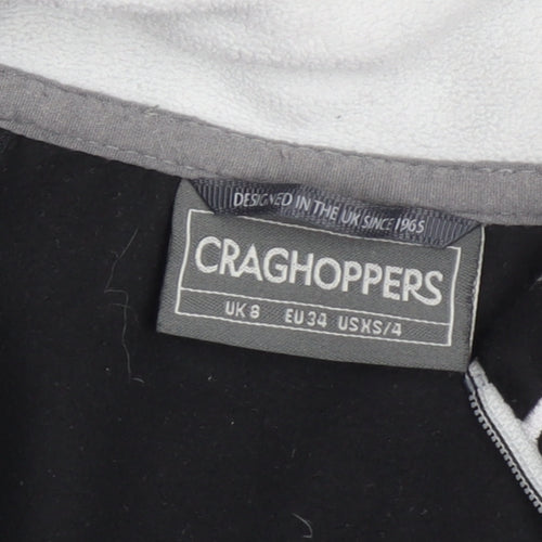 Craghoppers Women's Black Fleece Pullover Sweatshirt Size 8