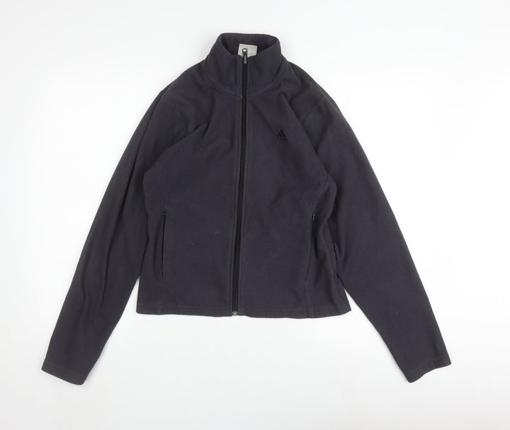 Adidas Women's Black Fleece Full Zip Sweatshirt M