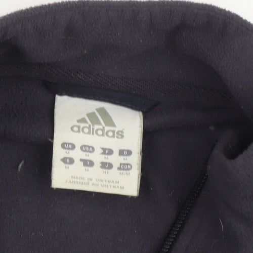 Adidas Women's Black Fleece Full Zip Sweatshirt M