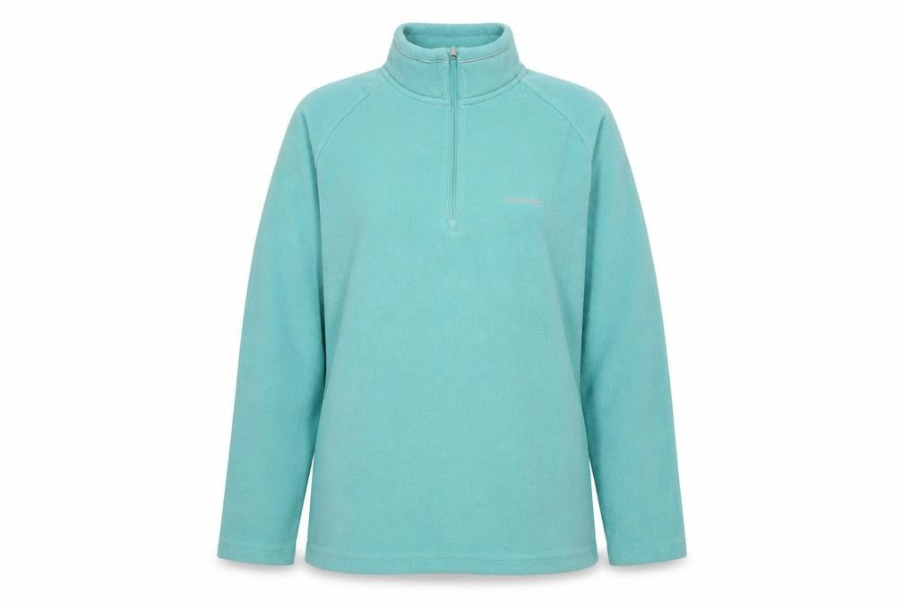 Front view of Craghoppers Women's Green Fleece Pullover Sweatshirt, size 16