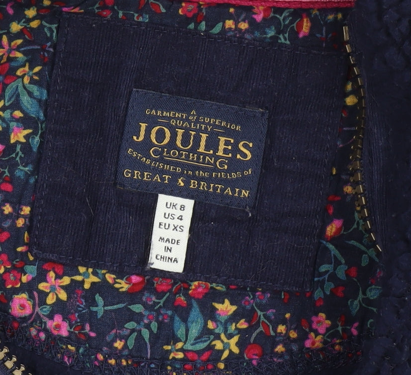 Joules Women's Blue Pullover Sweatshirt Size 8