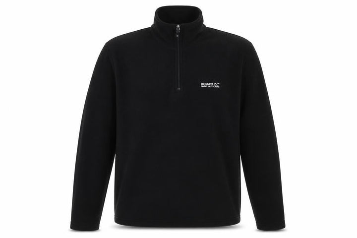 Regatta Men's Black Fleece 1/4 Zip Sweatshirt S