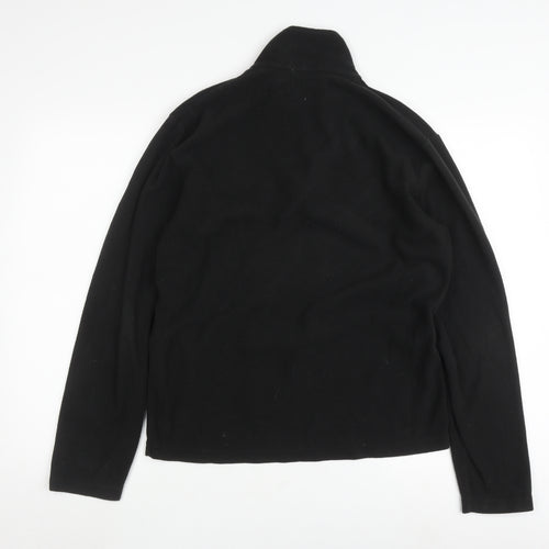 Regatta Men's Black Fleece 1/4 Zip Sweatshirt S