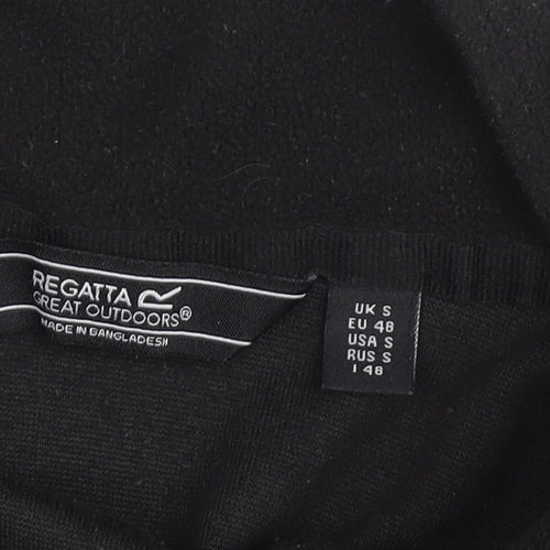 Regatta Men's Black Fleece 1/4 Zip Sweatshirt S