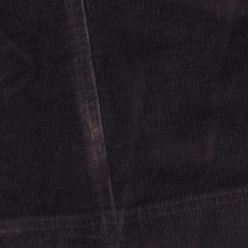 Mandarin Women's Black Corduroy Pencil Skirt with Pockets - Size 8