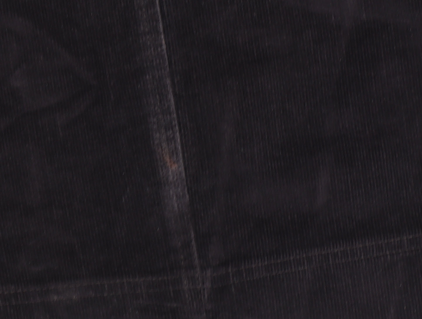 Mandarin Women's Black Corduroy Pencil Skirt with Pockets - Size 8