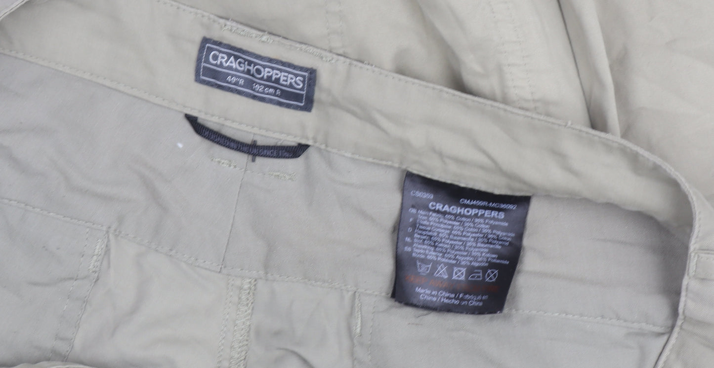 Craghoppers Men's Beige Cargo Trousers L