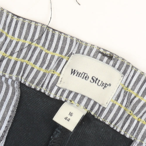 White Stuff Men's Black Trousers Size 16