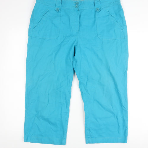 Athletic Casualwear Women's Blue Capri Trousers Size 16