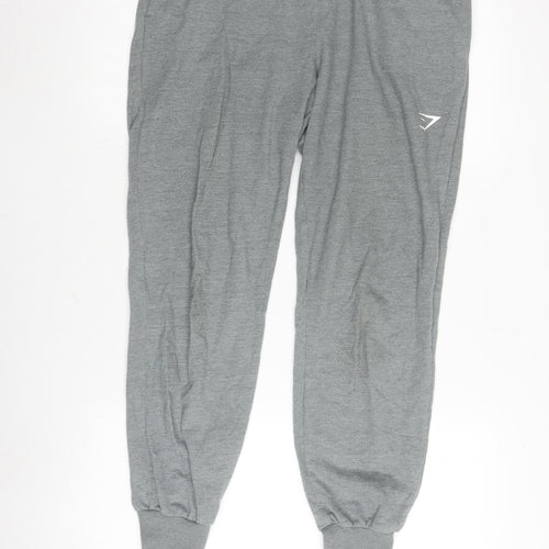 Gymshark Men's Grey Jogger Trousers - Size S