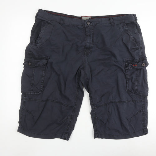Joe Browns Men's Blue Cargo Shorts - Size 46