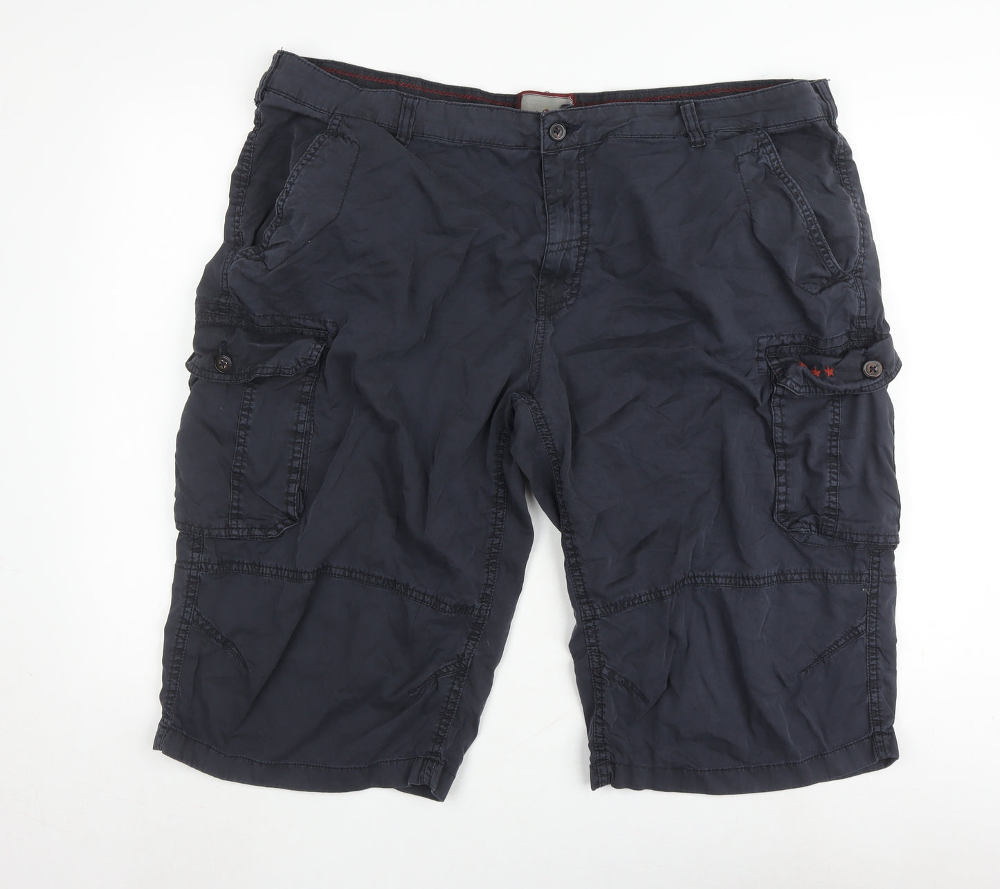 Joe Browns Men's Blue Cargo Shorts - Size 46