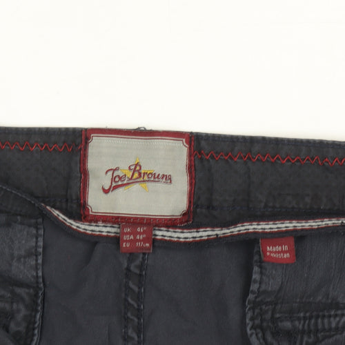 Joe Browns Men's Blue Cargo Shorts - Size 46