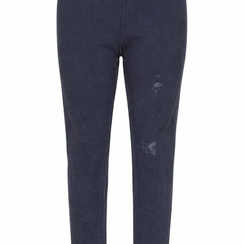 Anne de Lancay Women's Grey Leggings, Size 14, Casual Fit