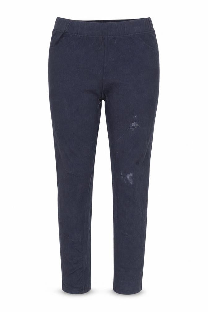 Anne de Lancay Women's Grey Leggings, Size 14, Casual Fit