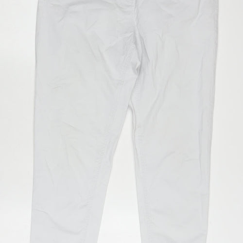 Laura Ashley Women's White Size 12 Trousers