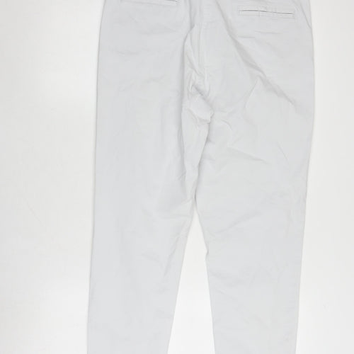 Laura Ashley Women's White Size 12 Trousers