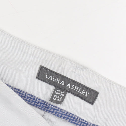 Laura Ashley Women's White Size 12 Trousers
