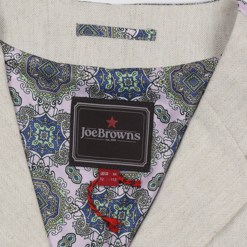 Joe Browns Men's Beige Linen Waistcoat 44 New