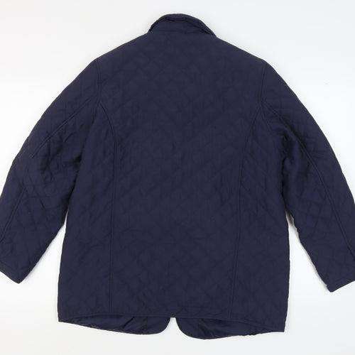 Classics Women’s Blue Quilted Jacket Size 14